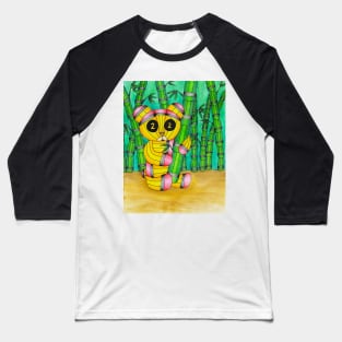 Pencil Panda Drawing Baseball T-Shirt